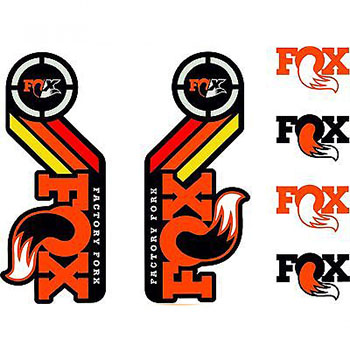 UNIVERSAL DECAL KIT ORANGE FOR FORKS AND SHOCKS FOX 2015/...